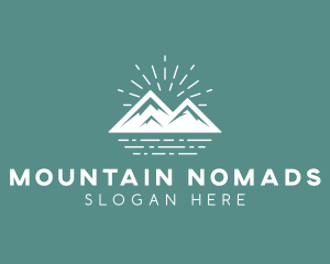 Mountain Lake Tour logo design