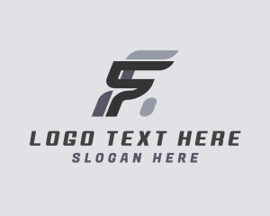 Racing Mechanic Letter F logo