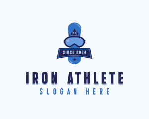 Sports Ski Goggles logo design