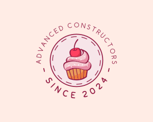 Sweet Cherry Cupcake logo design