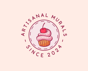 Sweet Cherry Cupcake logo design