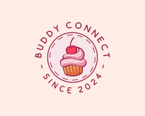 Sweet Cherry Cupcake logo design