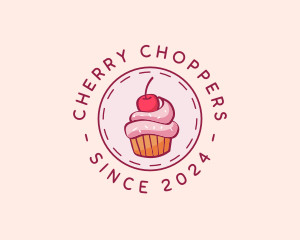 Sweet Cherry Cupcake logo design