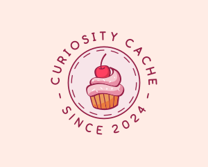 Sweet Cherry Cupcake logo design