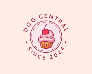 Sweet Cherry Cupcake logo design