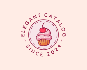 Sweet Cherry Cupcake logo design