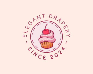 Sweet Cherry Cupcake logo design