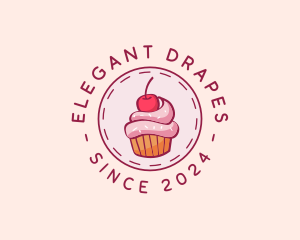 Sweet Cherry Cupcake logo design