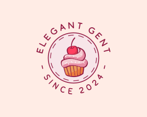 Sweet Cherry Cupcake logo design