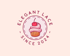 Sweet Cherry Cupcake logo design