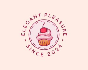 Sweet Cherry Cupcake logo design