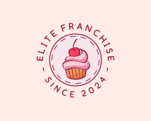 Sweet Cherry Cupcake logo design