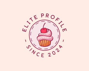 Sweet Cherry Cupcake logo design