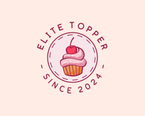 Sweet Cherry Cupcake logo design