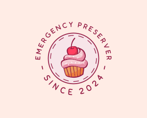 Sweet Cherry Cupcake logo design