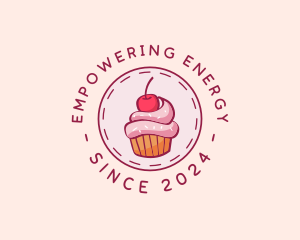 Sweet Cherry Cupcake logo design