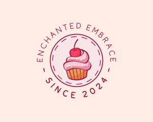 Sweet Cherry Cupcake logo design