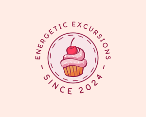 Sweet Cherry Cupcake logo design