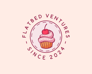 Sweet Cherry Cupcake logo design