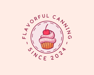 Sweet Cherry Cupcake logo design