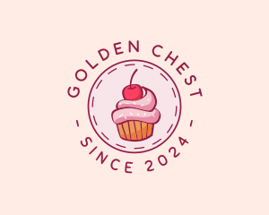 Sweet Cherry Cupcake logo design