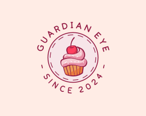 Sweet Cherry Cupcake logo design