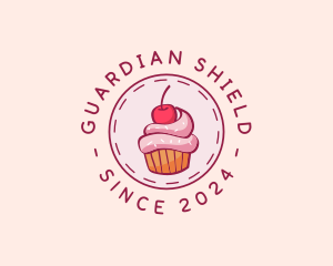 Sweet Cherry Cupcake logo design