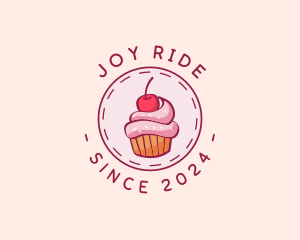 Sweet Cherry Cupcake logo design