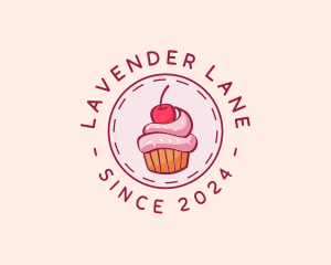 Sweet Cherry Cupcake logo design