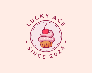 Sweet Cherry Cupcake logo design