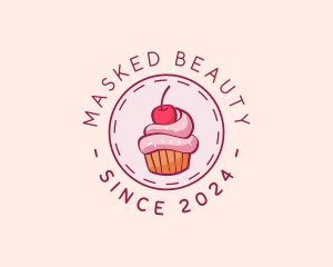 Sweet Cherry Cupcake logo design