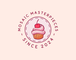 Sweet Cherry Cupcake logo design