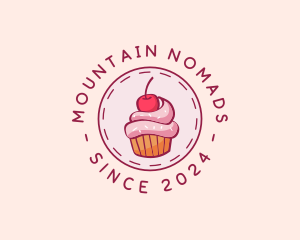 Sweet Cherry Cupcake logo design