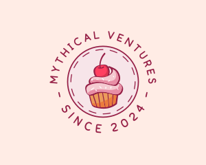 Sweet Cherry Cupcake logo design