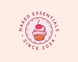 Sweet Cherry Cupcake logo design