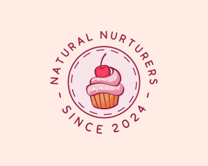 Sweet Cherry Cupcake logo design