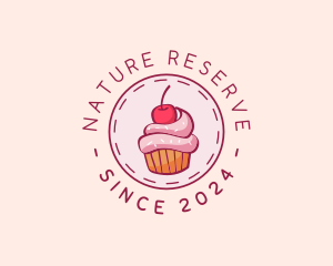 Sweet Cherry Cupcake logo design