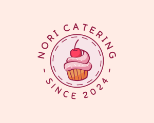 Sweet Cherry Cupcake logo design