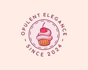 Sweet Cherry Cupcake logo design