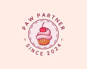 Sweet Cherry Cupcake logo design