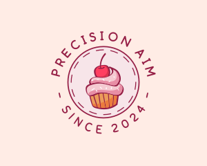 Sweet Cherry Cupcake logo design