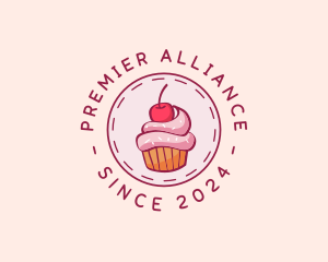 Sweet Cherry Cupcake logo design