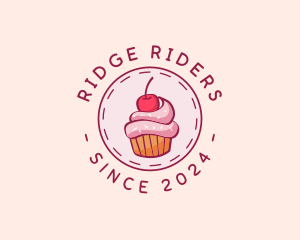 Sweet Cherry Cupcake logo design