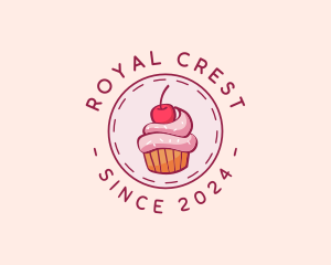 Sweet Cherry Cupcake logo design