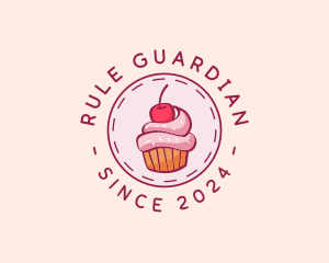 Sweet Cherry Cupcake logo design