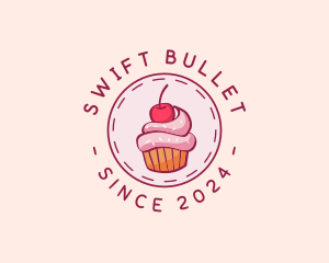 Sweet Cherry Cupcake logo design