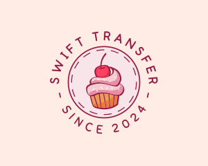 Sweet Cherry Cupcake logo design