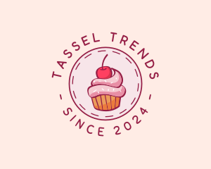 Sweet Cherry Cupcake logo design