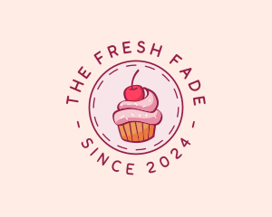 Sweet Cherry Cupcake logo design