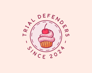 Sweet Cherry Cupcake logo design